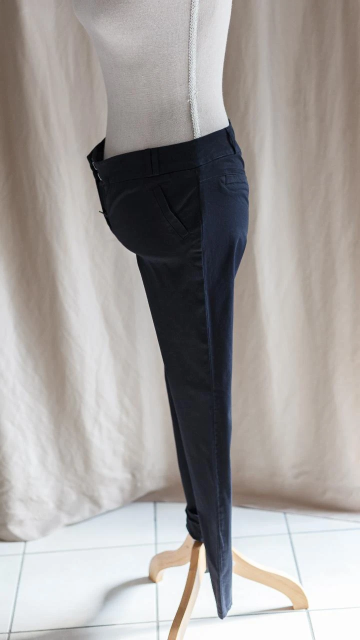 Pantalon cigarette noir Promod T38 – Neuf – photo 3